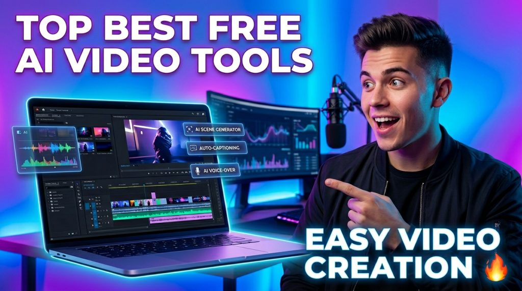 Top Best Free AI Video Tools for Easy Video Creation